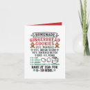 Search for homemade cards Gingerbread