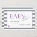 Search for purple and grey invitations Lavender