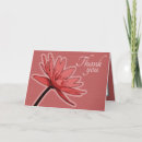 Search for red lily thank you cards For her