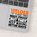 Search for welder worker stickers Construction