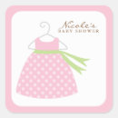 Search for pink dress baby shower stickers Girl