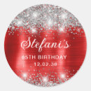 Search for red foil stickers Luxury