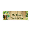Search for beers return address labels Shamrock