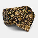 Search for black floral pattern ties Retro