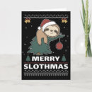 Search for funny sloth christmas cards Sloths