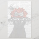 Search for black cat stationery paper Steampunk