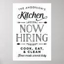 Search for now hiring posters White