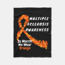 Search for multiple sclerosis blankets Orange