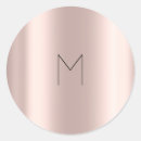 Search for gold monogram stickers Rose