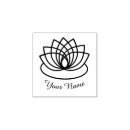 Search for lotus flower rubber stamps Yoga