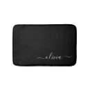 Search for modern black and white bath mats Initials