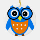 Search for blue owl christmas tree decorations Cute