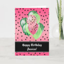 Search for watermelon birthday cards Green