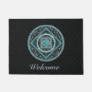 Search for mandala doormats Turquoise