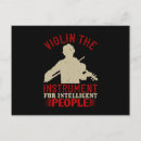 Search for instruments postcards Violin