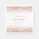 Search for rose gold napkins Sparkle