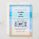 Search for beach scene wedding invitations Sand