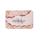 Search for leopard print bath mats Pink