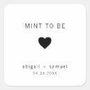 Search for mint wedding stickers Mint to be