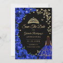 Search for royal blue save the dates 15th birthday