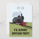 Search for railroad invitations Vintage