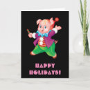 Search for pig christmas cards Cute