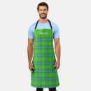 Search for blue green plaid aprons Scottish