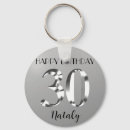 Search for 30th birthday key rings Party