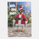 Search for funny christmas tea towels Santa