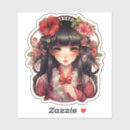 Search for asian girl stickers Anime