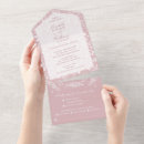 Search for holly wedding invitations Tear away rsvp