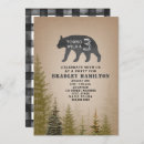 Search for black bear invitations Forest