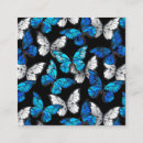Search for blue butterfly business cards Morpho