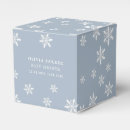Search for snowflake favour boxes Baby its cold outside