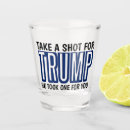 Search for trump shot glass barware Humour
