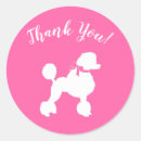 Search for cute poodle stickers Pink