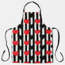 Search for hearts design aprons Stripes