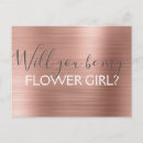 Search for pink flower invitations Will you be my