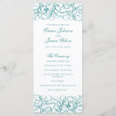 Search for swirl wedding programs Blue