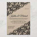 Search for black lace invitations Barn