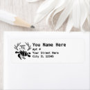 Search for side return address labels Black