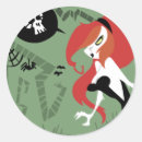 Search for scary witch stickers Skull
