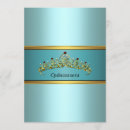 Search for teal quinceanera invitations Blue