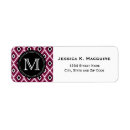 Search for pink diamonds return address labels Girly
