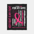 Search for breast cancer blankets Awareness