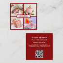 Search for newborn photographer business cards Modern