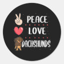 Search for dachshund dog stickers Lover