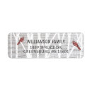 Search for winter cardinal return address labels Forest