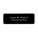 Search for plain return address labels Minimalist