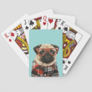 Search for pug playing cards Puppy